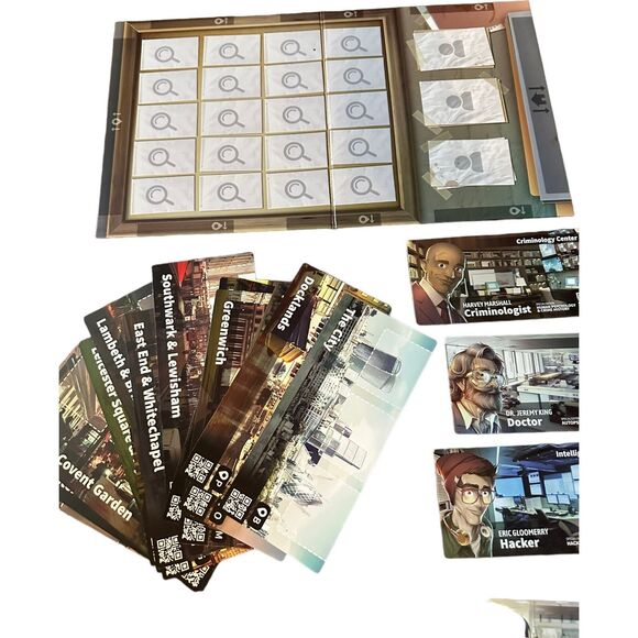 Chronicles Of Crime Board Game Lucky Duck Mystery VR App COMPLETE - Picture 4 of 16